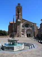 Toulouse, Cathedrale Saint-Etienne, Facade et Tour-Clocher (1)